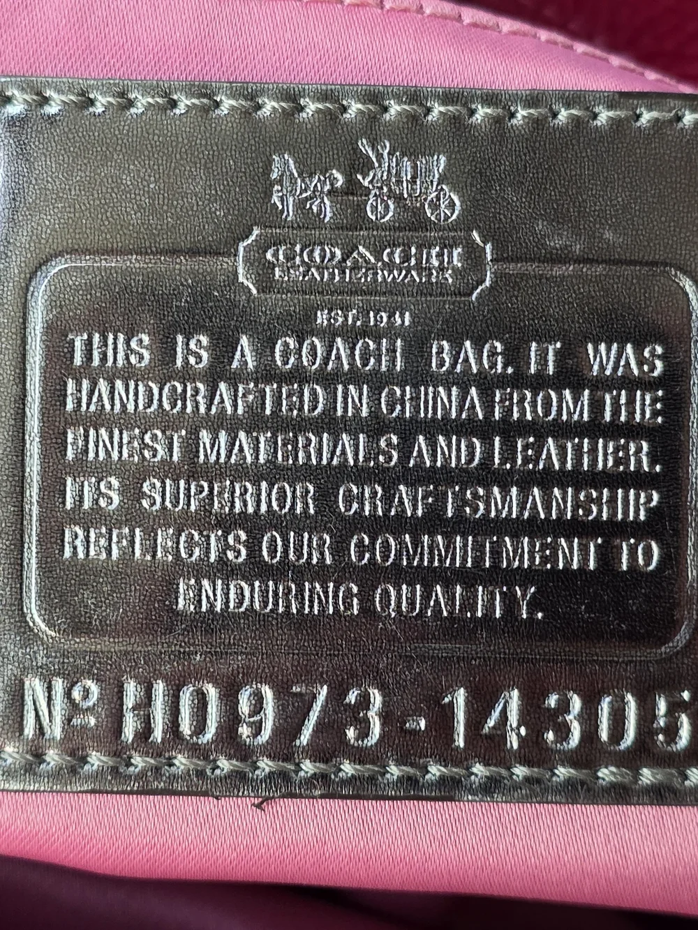 Coach has few